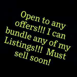 Any offers are acceptable!!